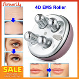 Ems Wirelss D Roller Face Lifting Massager Micro-Current