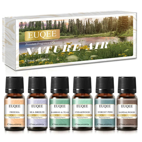 Euqee Fragrance Oil Gift Kit For Diffuser