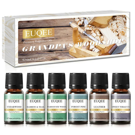 Euqee Fragrance Oil Gift Kit For Diffuser