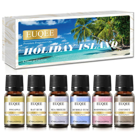 Euqee Fragrance Oil Gift Kit For Diffuser