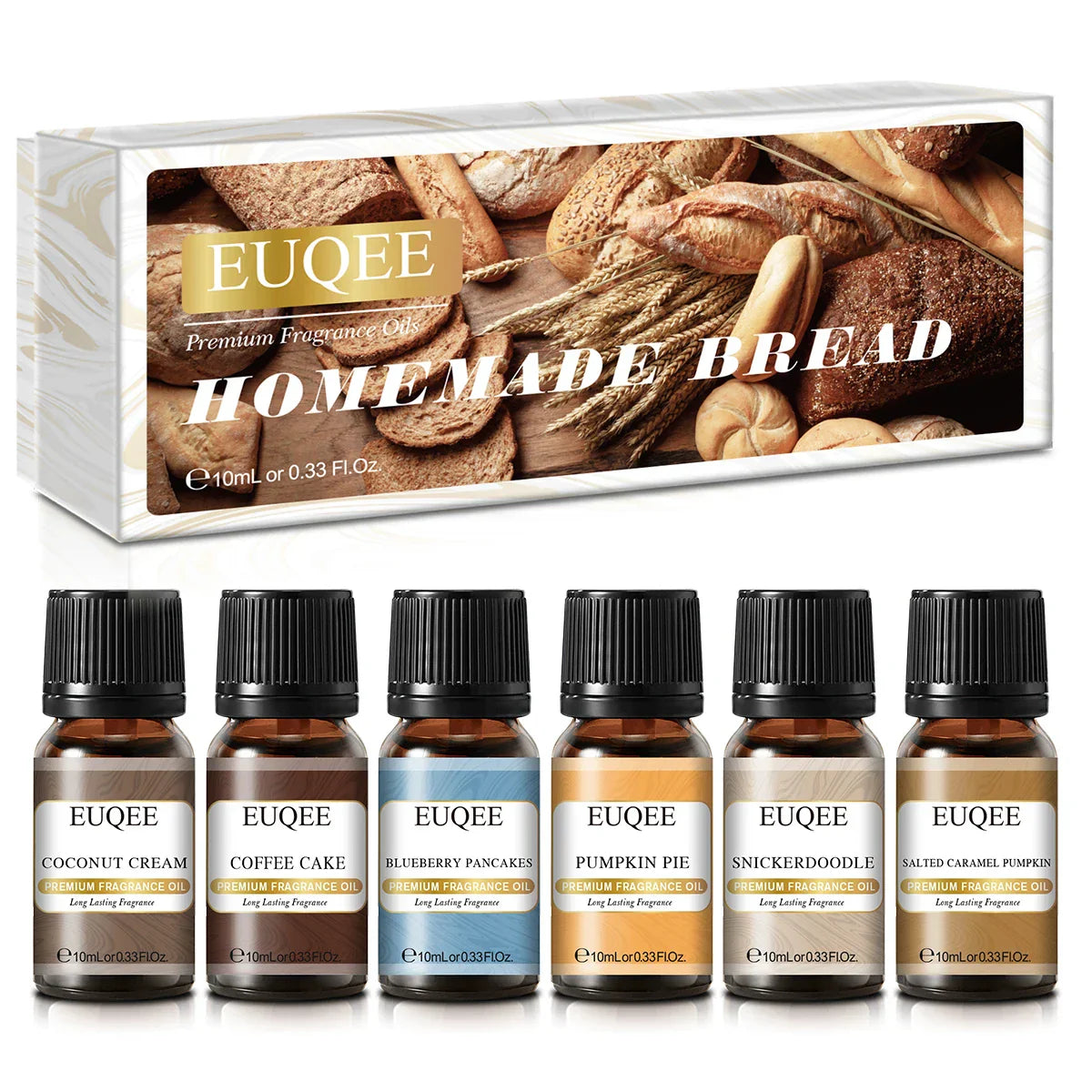 Euqee Fragrance Oil Gift Kit For Diffuser