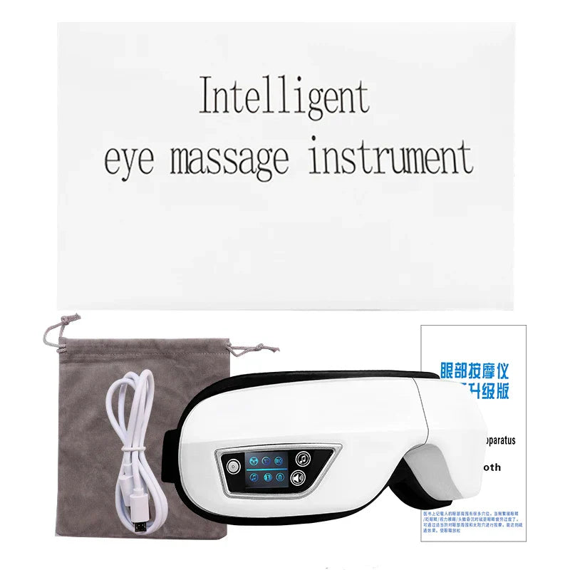 Electric Eye Massager With Heat Vibration Bluetooth Music