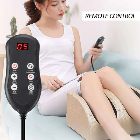 Electric Foot Massager Heating Therapy Hot Compression Shiatsu