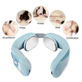 Electric Pulse Ems Portable Neck Massager Cervical Muscular