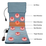 Electric Vibration Body Massage Mattress Inflatable Air Pillow