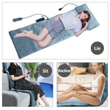 Electric Vibration Body Massage Mattress Inflatable Air Pillow