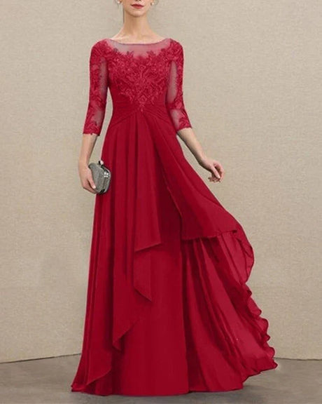 Elegant A-Line Mother Of The Bride Dresses Chiffon