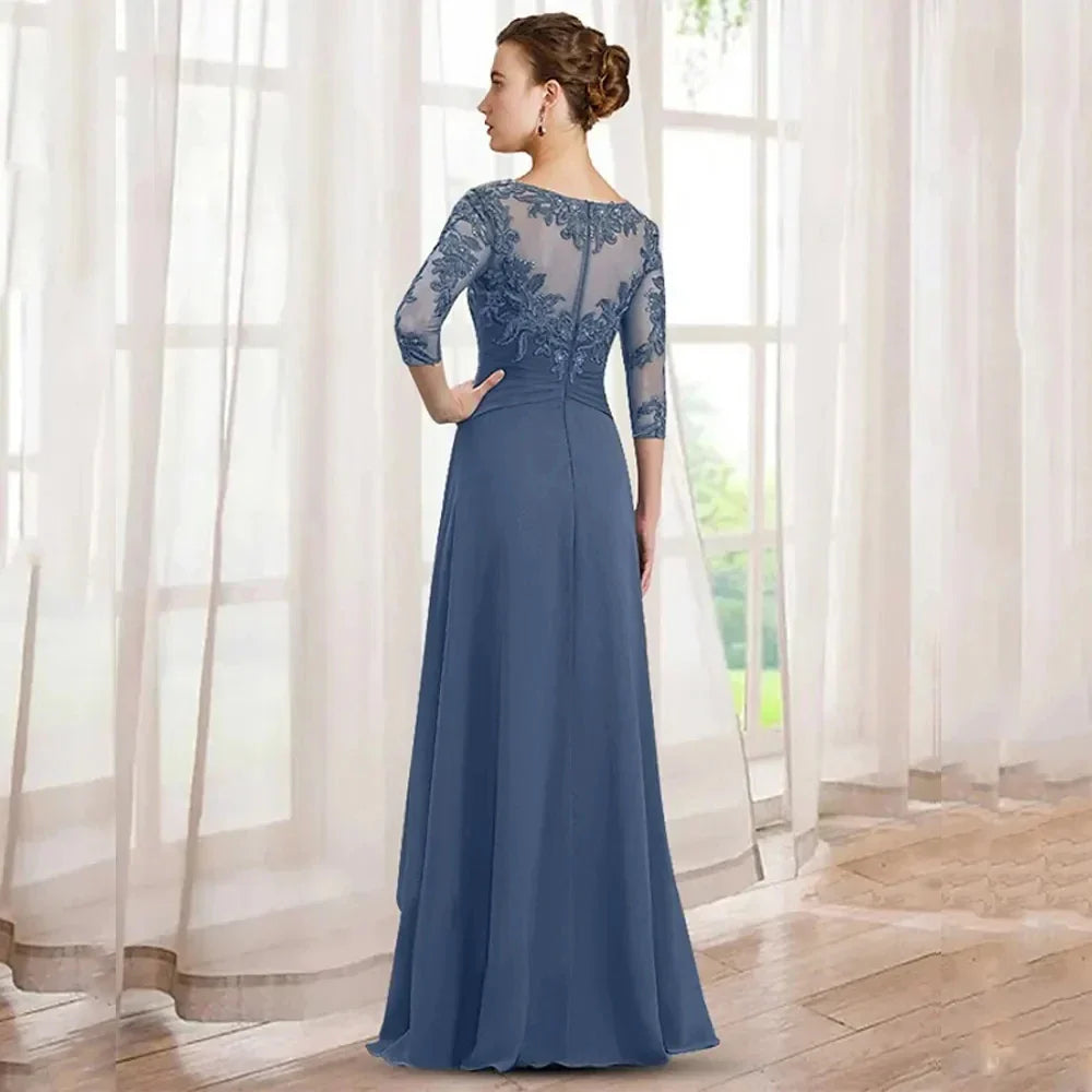 Elegant A-Line Mother Of The Bride Dresses Chiffon