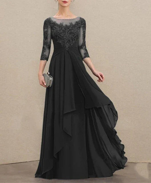 Elegant A-Line Mother Of The Bride Dresses Chiffon