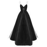 Elegant Spaghetti Strap Evening Guest Prom Long Party