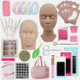 False Eyelash Extension Kit Beginner Mannequin Head