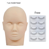 False Eyelash Extension Kit Beginner Mannequin Head