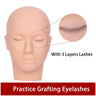 False Eyelash Extension Kit Beginner Mannequin Head