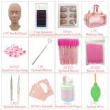 False Eyelash Extension Kit Beginner Mannequin Head