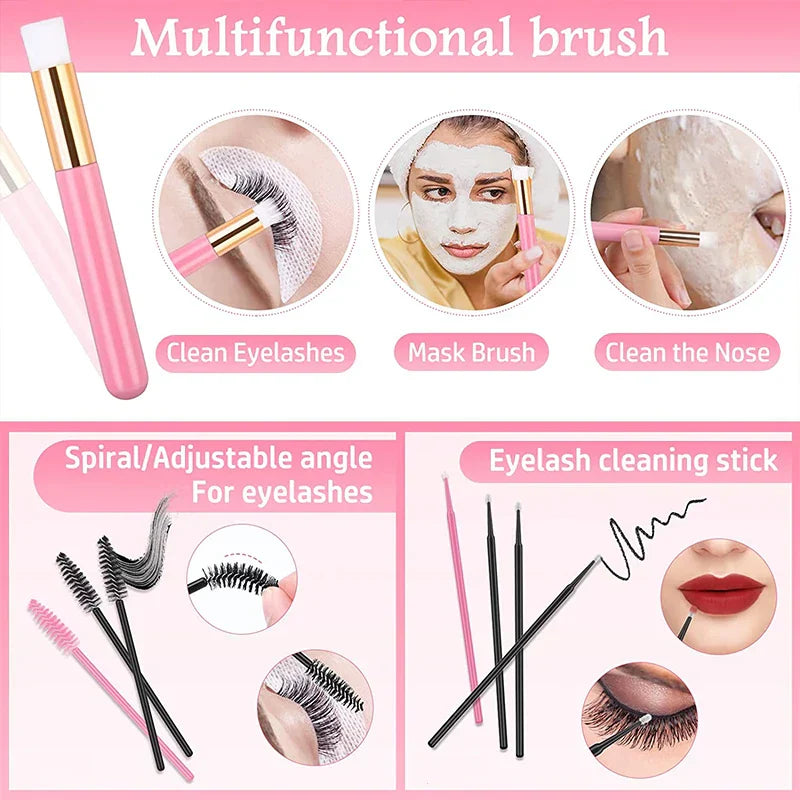 False Eyelash Extension Kit Beginner Mannequin Head