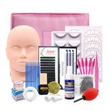 False Eyelash Extension Training Kit Practice Model Head