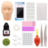 False Eyelash Extension Training Kit Practice Model Head