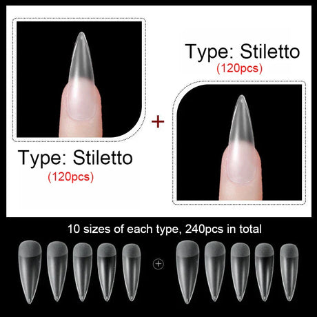 False Nails New Matte Tips Fake Nail Capsule