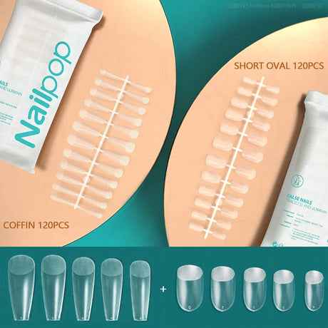 False Nails New Matte Tips Fake Nail Capsule