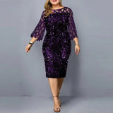 Fashion Sequinis Women Party Dresses New Spring Lace