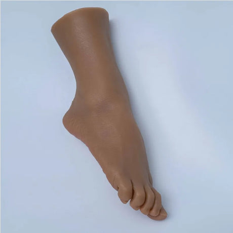 Female Mannequin Simulation Soft Silicone Foot Model Nail