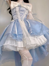 French Romantic Style Lolita Op Elegant Girl Cosplay