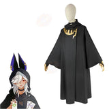 Genshin Impact Cyno Cosplay Black Cloak Hat Gloves