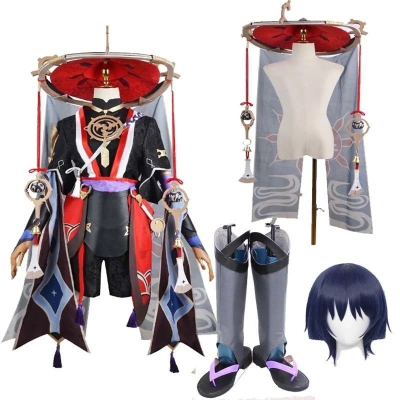 Genshin Impact Cosplay Scaramouche Genshin Genshin Impact Wig