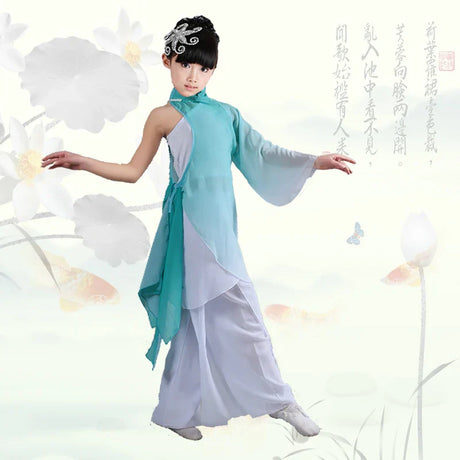 Girls Yangko Dance New Children' Clothing Costume Stage