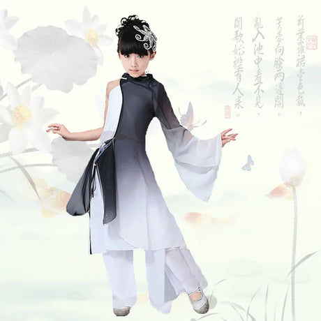 Girls Yangko Dance New Children' Clothing Costume Stage