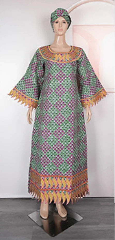 H&D New African Clothes For Women Traditional Embroidery