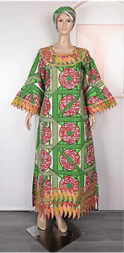 H&D New African Clothes For Women Traditional Embroidery