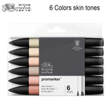 Winsor&Newton Colors Promarkers Alcohol Base Ink Twin