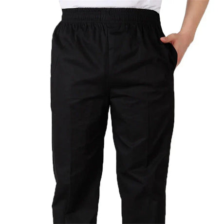 Men' Loose Chef Trousers Food Service Work Wear