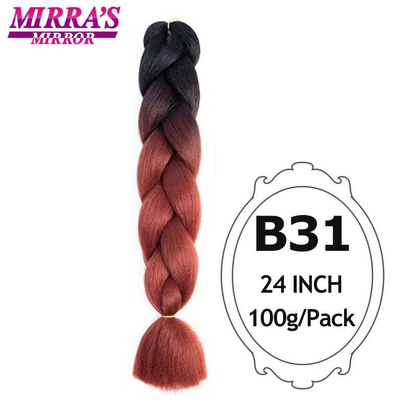 24inch Ombre Hair For Braids 5Pcs Box