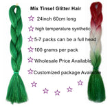 Desire For Hair Packs Synthetic Braiding Hair Christmas