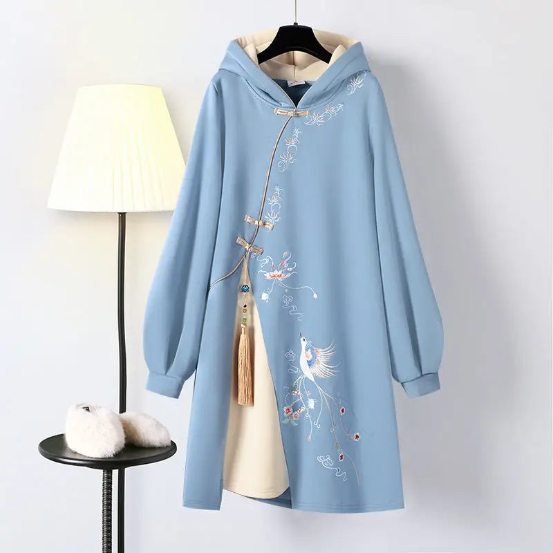 Winter Dress Women' Chinese Traditional Style Hanfu Cheongsam