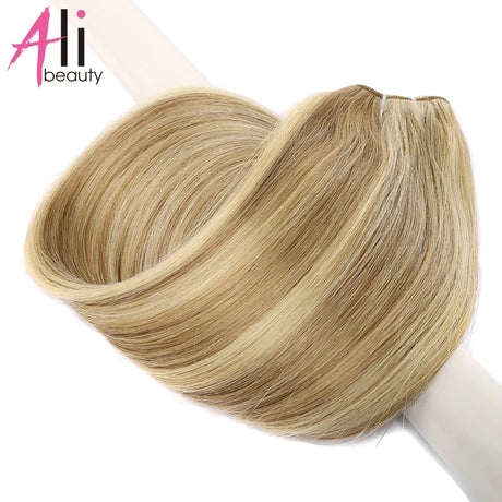 Straight Blonde Human Hair Weave Brazilian Remy Human