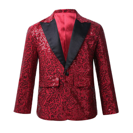 Shiny Sequins Blazer Kid Boy Stylish Jacket Coat