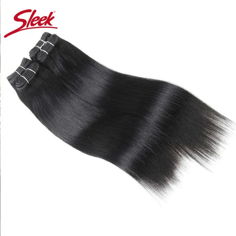 Sleek Brazilian Straight Hair Brown Color And Red