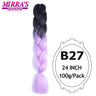 24inch Ombre Hair For Braids 5Pcs Box