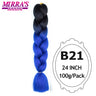 24inch Ombre Hair For Braids 5Pcs Box