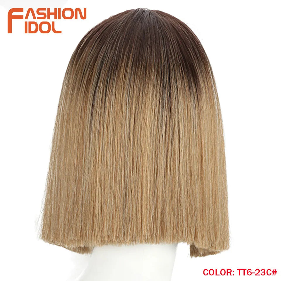 Fashion Idol Bob Wigs Straight Hair Lace Wigs