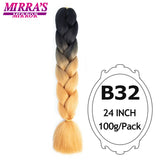 24inch Ombre Hair For Braids 5Pcs Box