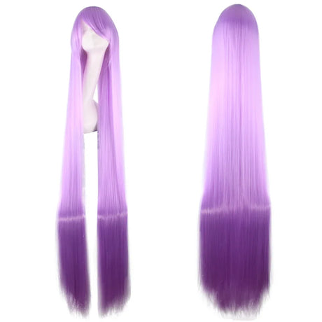 Wig Anime Cosplay Lolita Long Hair Lavender Blue