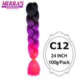 24inch Ombre Hair For Braids 5Pcs Box