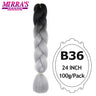 24inch Ombre Hair For Braids 5Pcs Box