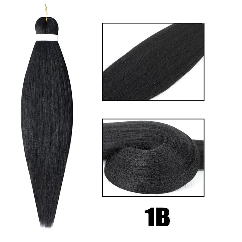 Alororo Ombre Pre Stretched Braiding Hair Synthetic Hair