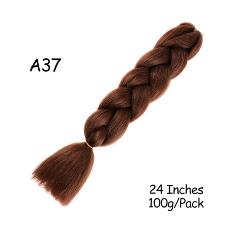 Mirra’s Mirror 24inch Synthetic Braiding Hair Extensions 10pcs Wholesale Colorful Braids Hair Jumbo Braid Hair Black Brown