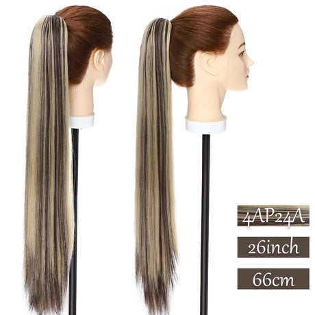 S-Noilite Synthetic Long Wavy Fake Ponytail Extension Hair